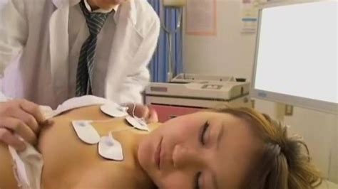 Hairy Japanese Hottie Filled With Jizz During Medical Exam Porn Videos