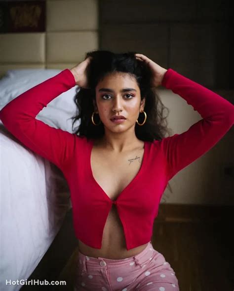 Hot Malayalam Actress Priya Prakash Varrier Big Boobs 15 Pics