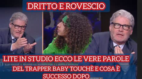 Dritto e Rovescio le vere parole del Trapper Baby Touchè e cosa è