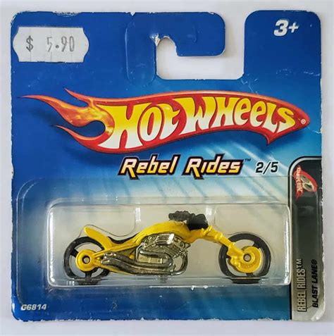 Embalagem Danificada Hot Wheels Rebel Rides Blast Lane Universo Hot Wheels
