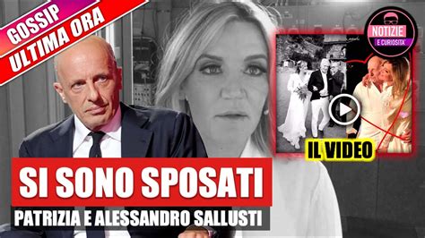 Patrizia Groppelli E Alessandro Sallusti Si Sono Sposati Stupendo