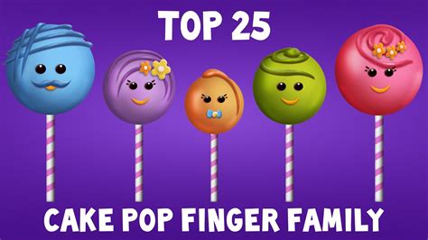 Cake Pop Finger Family Collection | Top 25 Finger Family Collection ...