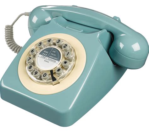 WILD & WOLF 746 Corded Phone - French Blue Deals | PC World