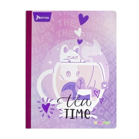 Cuaderno Cosido 50 Hojas Cuadriculado X Presarte Tea Time Tienda Norma