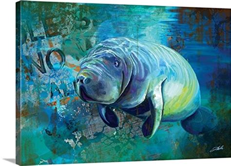 Manatee Wall Art | Manatee Framed Prints, Canvases and Wall Stickers