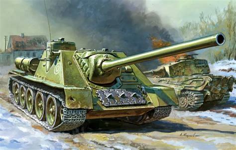 Обои по теме Су-100