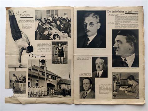 The Bilder-Welt - 26th of July 1936 - The Olympic flame was lit on the ...