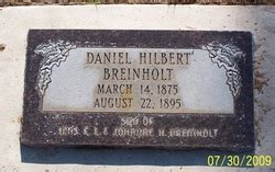 Daniel Hilbert Breinholt M Morial Find A Grave