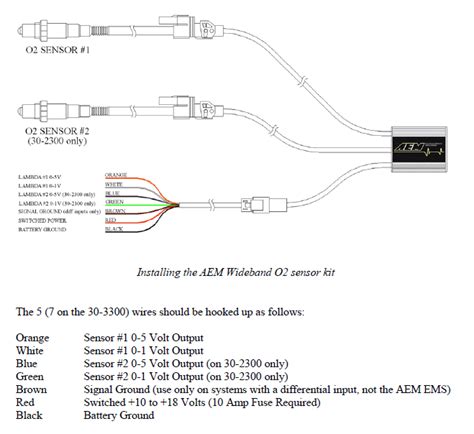 Aem Wideband Wiring Diagram 16v Car