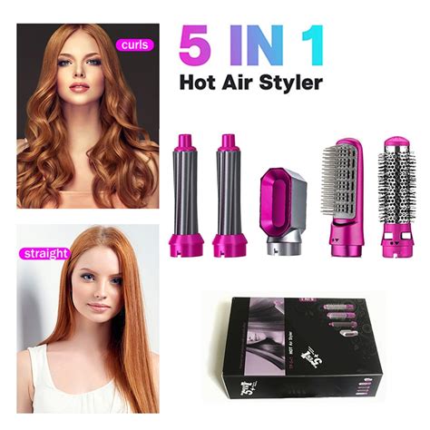 In Hair Dryer Styler Air Wrap Brush Professional Electric Hot Air Brush Styling Tool Barber