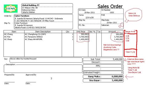 program accurate  breakdown item   payment