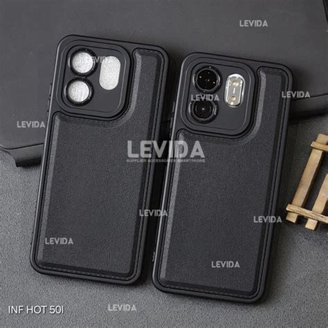 Jual Luxury Case Leather Pro Kamera Black Infinix Hot 50I Infinix Smart 9 LEATHER CASE INF
