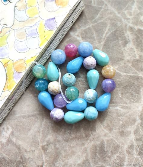 Бусины для украшений из натуральных камней – купить на Ярмарке Мастеров ...