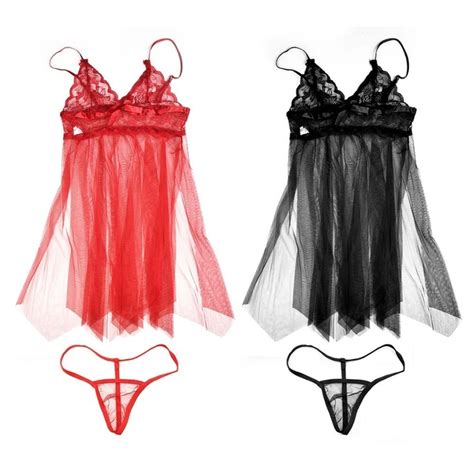 PYJAMA LINGERIE G STRING De Nuit Sexy Sous vêtement Dentelle Intimates EUR 9 64 PicClick FR
