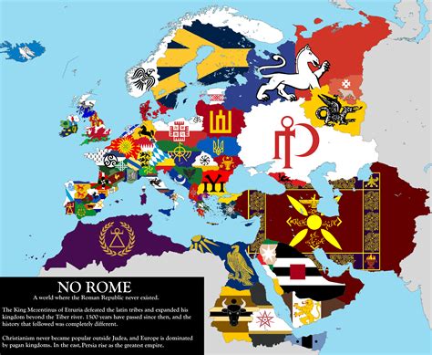 NO ROME: what if Rome never existed? A different world. : r/imaginarymaps