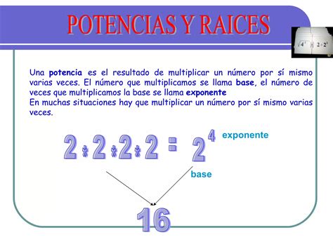 Tema Mates Potencias Y Ra Ces Ppt