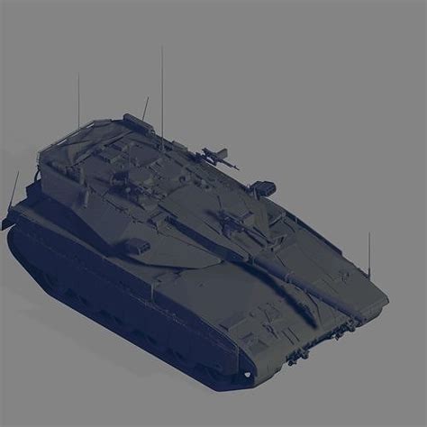 Merkava Mk 2d 3d Model Cgtrader