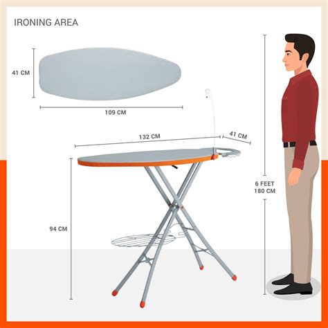 Extra Large Wide Foldable Ironing Board For Home Bathla Home