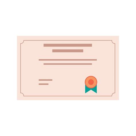 Premium Vector Certificate And Qualification Document Flat Vector