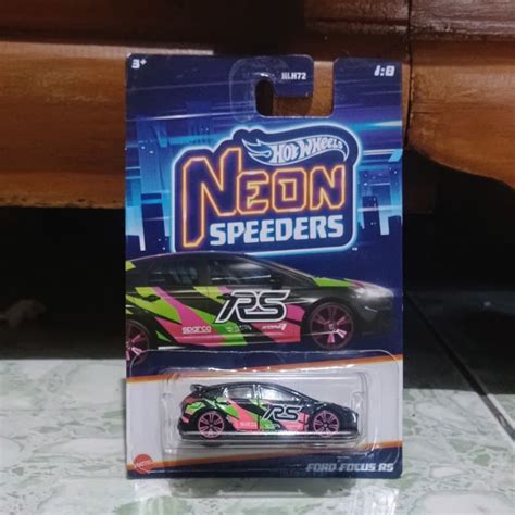Jual Hot Wheels Neon Speeders Ford Focus RS Shopee Indonesia