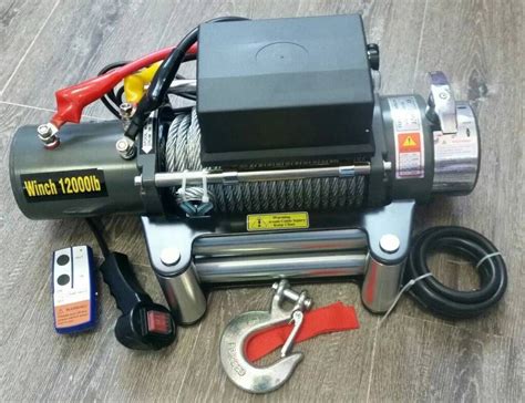 Лебедка автомобильная Electric Winch Лебедка электрическая, 5.4 т ...