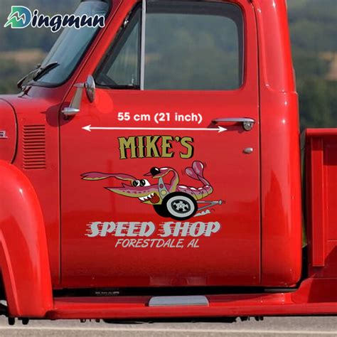 Personalized Hot Rod Vinyl Car Decals Dingmun