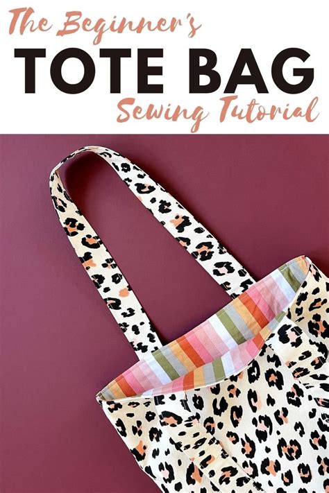 The Beginners Tote Bag Sewing Tutorial — Pin Cut Sew Studio