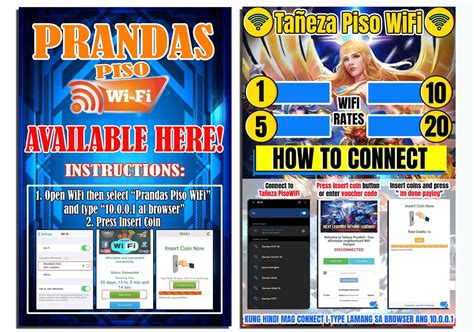 Ado Piso Wifi Banner Tarpaulin Design