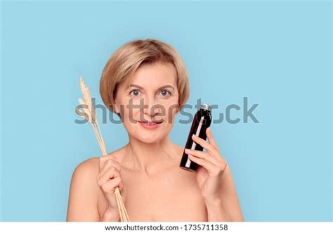Naked Beautiful Blonde Mature Woman Standing Stock Photo Shutterstock