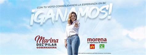 Marina del Pilar. Morena se lleva el carro completo en BC