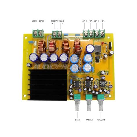MA-TA03 Class D Amplifier 2.1 board TAS5630B 2x 150W + 1x 300W / 4 Ohm ...