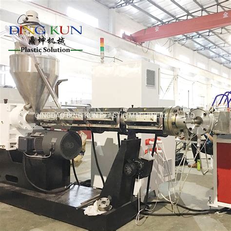 PVC Fiber Reinforced Hose Production Extruding Machine With Fiber