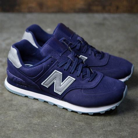 New Balance Men 574 ML574SYF navy dark denim white
