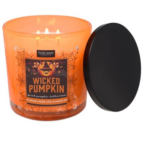 Tuscany Candle Oz Limited Edition Scented Wicked Pumpkin Halloween