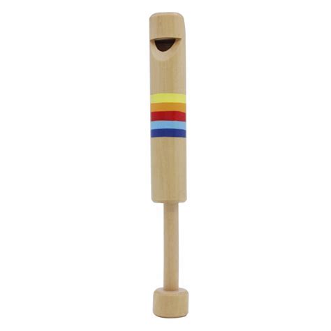 Festnight Push And Pull Wooden Fipple Flute Whistle Musical Instrument