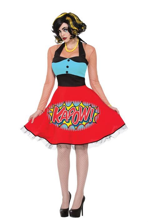 Pop Art Kapow Dress Chicago Costume Chicago Costume Company