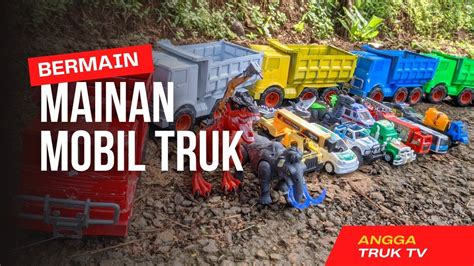 Bermain Mainan Truk Pasir Truk Box Pemadam Kebakaran Truk Molen