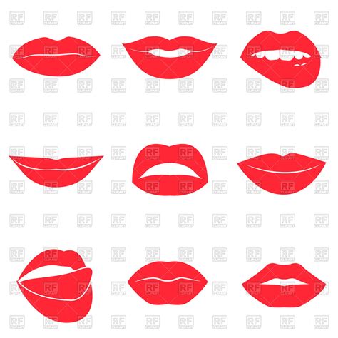 Lips Vector Art At Collection Of Lips Vector Art Free