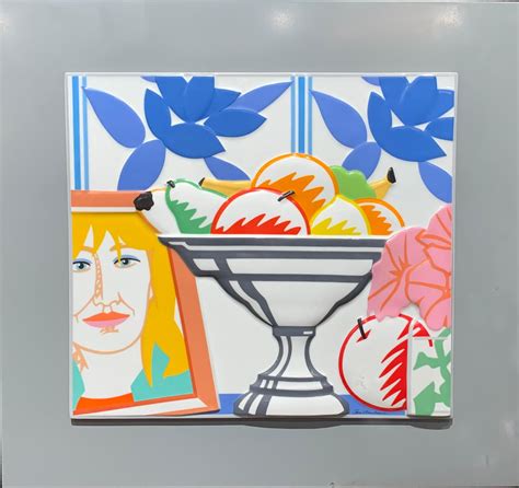 Tom Wesselmann Pop Art Still Live With Blonde On Limited Edition Porcelain Wall Sculpture For