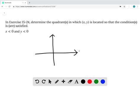 SOLVED In Exercise 15 24 Determine The Quadrant S In Which X Y Is