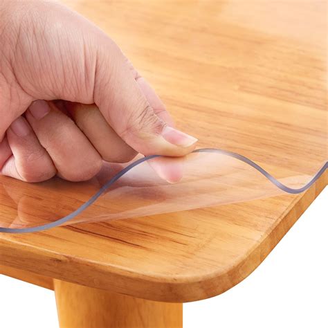 15mm Thick Clear Table Cover Protector Long Table Protector For Dining