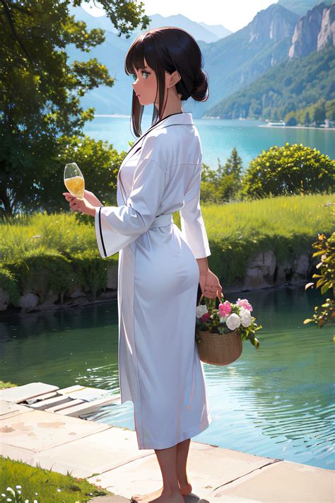 Anime Skinny Small Tits 40s Age Shocked Face Brunette Bangs Hair Style Dark Skin Crisp Anime