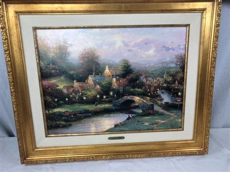 Sold At Auction Thomas Kinkade Thomas Kinkade Signed Numbered Art