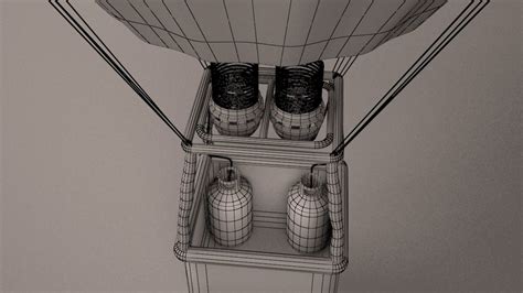 Hot Air Balloon Free D Model Cgtrader