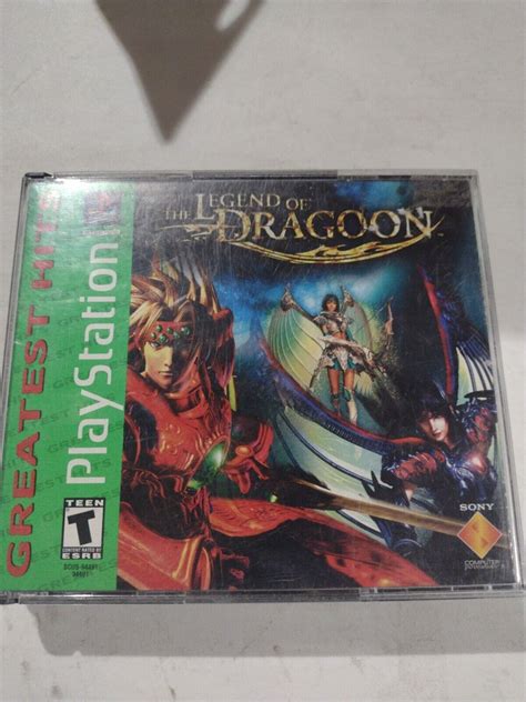 The Legend Of Dragoon Sony PlayStation 1 2000 PS1 Tested Greatest Hits