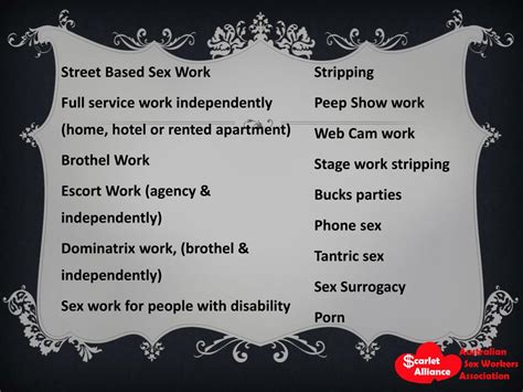 Ppt Sex Worker Occupational Health Safety Powerpoint Presentation Id