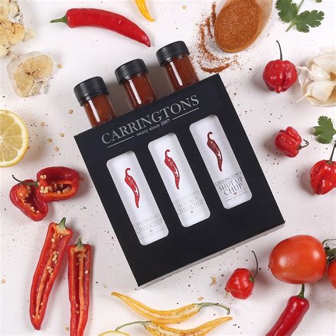 Chilli Sauce Gift Set Mild To Hot Ml Chilli Gift For Him Etsy