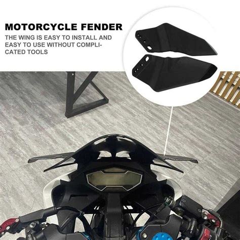 Motorcycle Front Fixed Sport Downforce Naked Spoilers Aerodynamic Wing Deflector Shopee