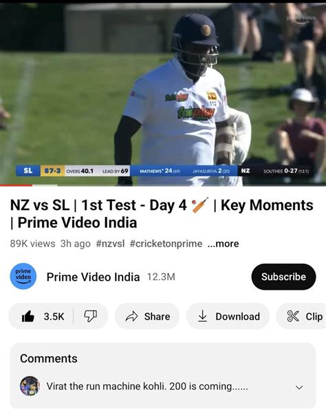 Sunil The Cricketer On Twitter Fans Need To Calm Down This Is NZ Vs