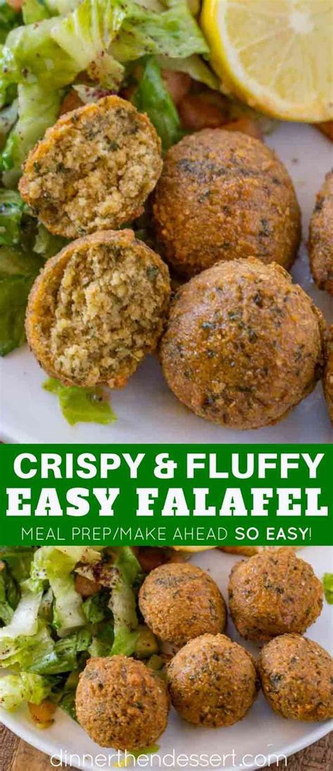 Classic Falafel Made With Dried Chickpeas And Tahini This Traditional